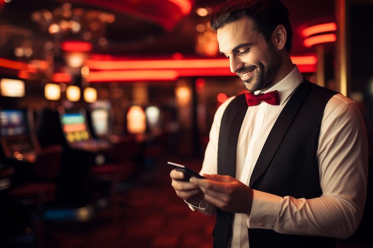 Tim p2000m berdiskusi dengan mitra dalam koordinasi kerja sama bisnis